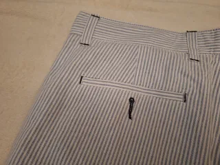 Bermudas Spagnolo Rayas Azules Talla 42