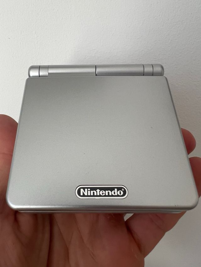 Nintendo Game Boy Advance SP Plata con caja