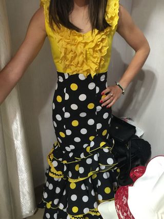 Traje de flamenca gitana