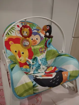 Hamaca bebé vibración jungla