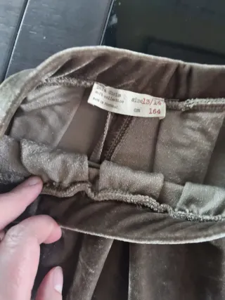 Minifalda de terciopelo marrón