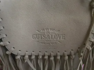 Bolso Guts & Love Piel Flecos Beige