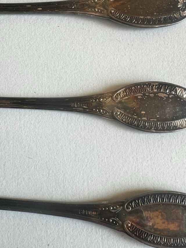 Set 6 Cucchiaini Argento 800