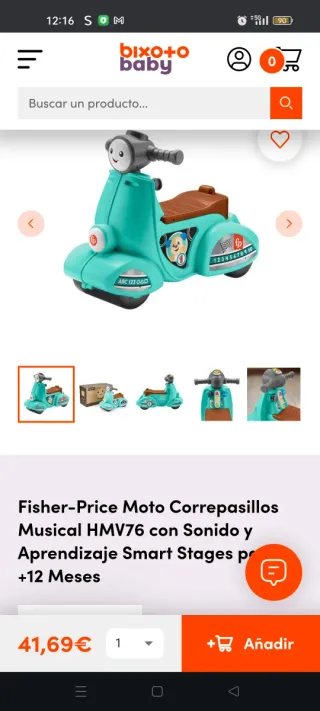 Moto correpasillos Fisher Price