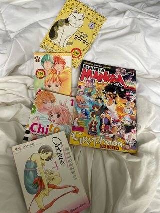 Lote de 5 mangas nuevos