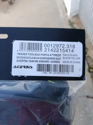 Bolsa porta objetos Acerbis moto