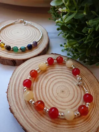 Pulseras Plata 950 con Piedras Preciosas