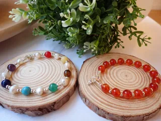 Pulseras Plata 950 con Piedras Preciosas