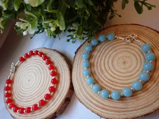 Pulseras Plata 950 con Piedras Preciosas