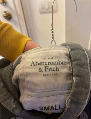 Felpa Abercrombie & Fitch Grigia Uomo