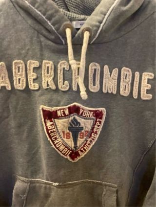Felpa Abercrombie & Fitch Grigia Uomo