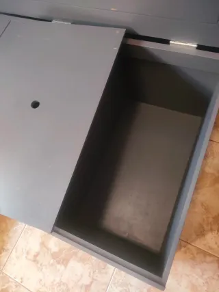 Mueble Camper gris para furgoneta más ducha 20L