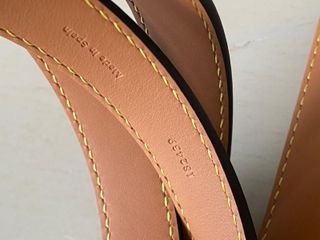 Cinturón Loewe Negro Hebilla Plateada