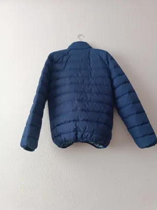 Cazadora acolchada azul hombre