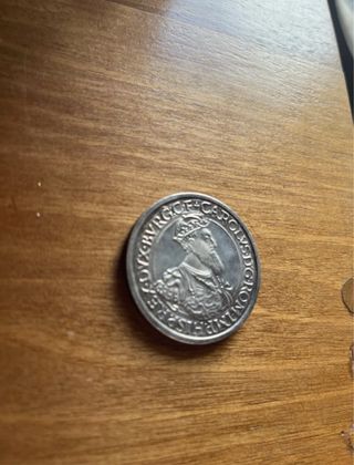 Moneta in argento con effigie