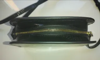 Bolso Furla Negro Piel Cocodrilo