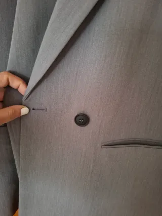 Americana Oversize Gris Zara Talla S