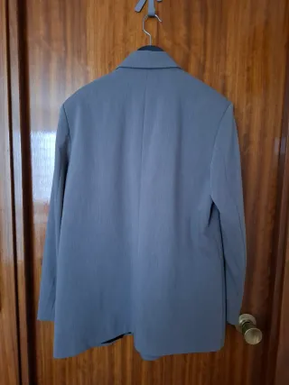 Americana Oversize Gris Zara Talla S