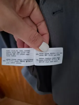 Americana Oversize Gris Zara Talla S