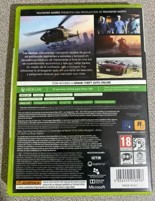 Grand Theft Auto V Xbox 360