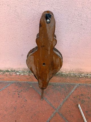Mantice/Soffiatore Antico Camino Metallo Decorato