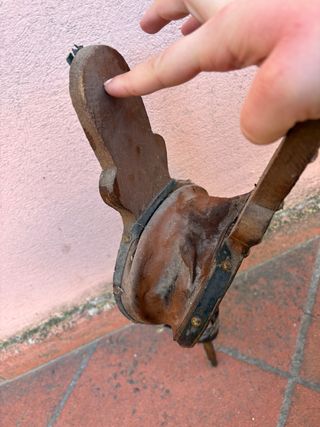 Mantice/Soffiatore Antico Camino Metallo Decorato