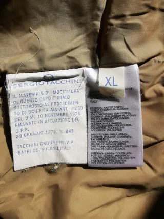 Piumino Sergio Tacchini Vintage XL raro e caldo