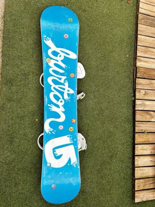 Tabla Snow Burton + Fijaciones + Botas 39