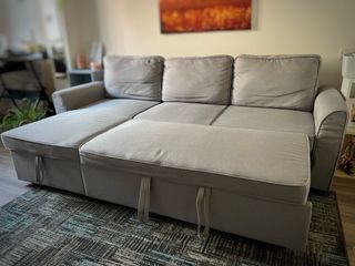 Divano Letto 3 posti con Penisola e Contenitore