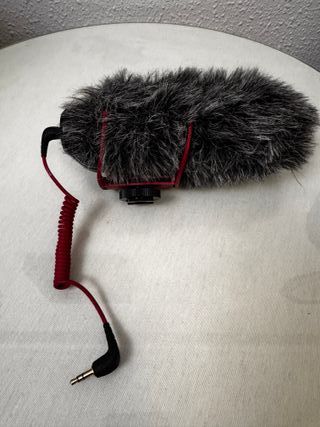 Micrófono Cámara Video Peluche Rojo