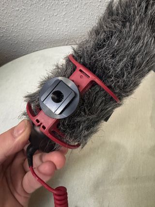 Micrófono Cámara Video Peluche Rojo