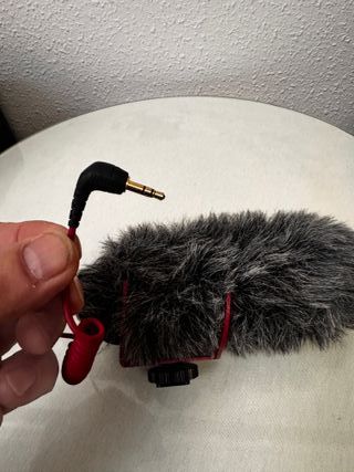 Micrófono Cámara Video Peluche Rojo