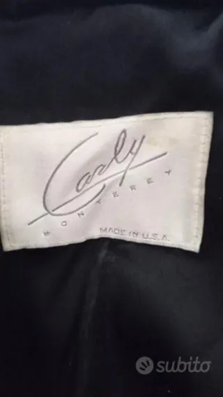 Giacca di pelliccia nera