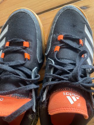 Zapatillas Balonmano Adidas Negras Naranja