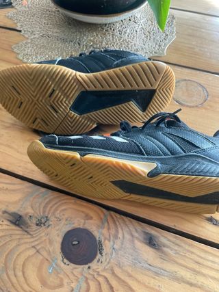 Zapatillas Balonmano Adidas Negras Naranja