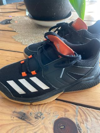 Zapatillas Balonmano Adidas Negras Naranja