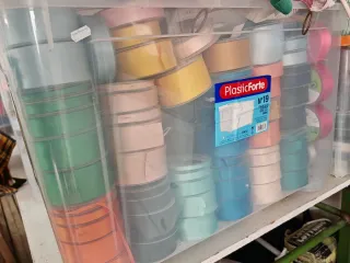 Cinta de raso y grogue varios colores