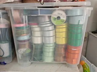 Cinta de raso y grogue varios colores