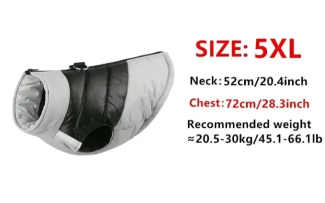 Abrigo impermeável para cães PETSIN. Todos os tamanhos