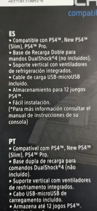 Base Carga Multifunción Blackfire PS4 Pro