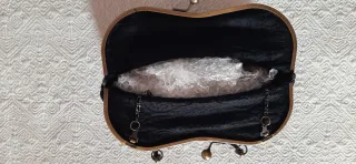 Bolso vintage negro,  con cadena. Venta directa.