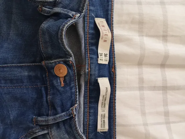 Pantalón vaquero mujer azul