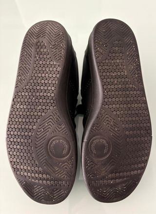 Zapatillas Fred Perry Negras Doradas