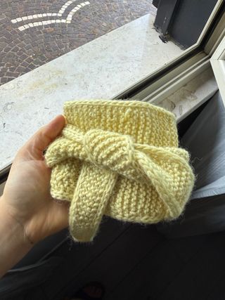 Sciarpa in lana Sophie scarf gialla