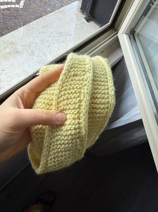 Sciarpa in lana Sophie scarf gialla