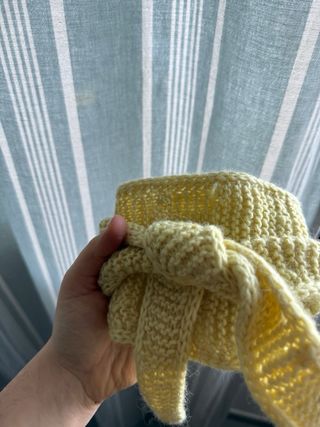 Sciarpa in lana Sophie scarf gialla