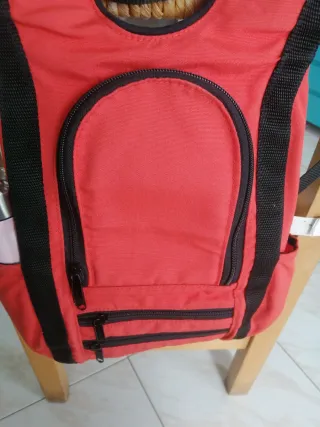 Mochila Urbanauta Antirrobo Negra y Roja