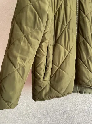 Cazadora Bomber Acolchada Verde Oliva