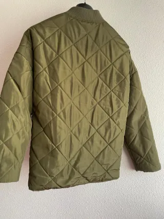 Cazadora Bomber Acolchada Verde Oliva