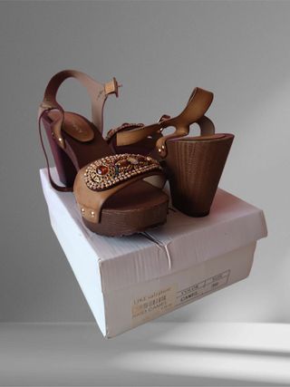 Sandali Stephan Tg 39 con strass